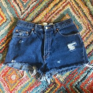 Denim Cutoff Shorts